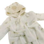 Giraffe hooded baby robe