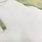Soft terry hooded towel close-up
