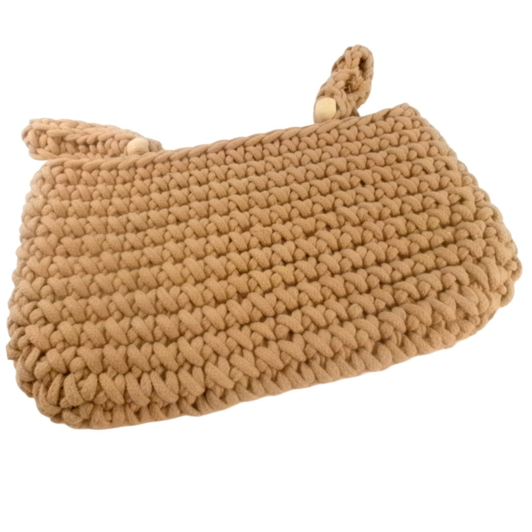 Crochet storage pocket
