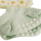 Daisy headband and mint baby socks