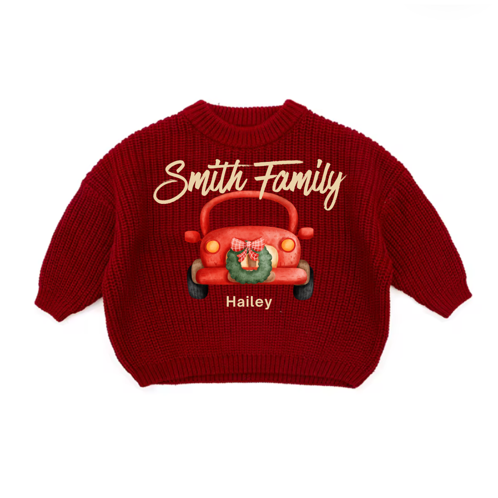 Family Christmas Personalized Sweater Collection