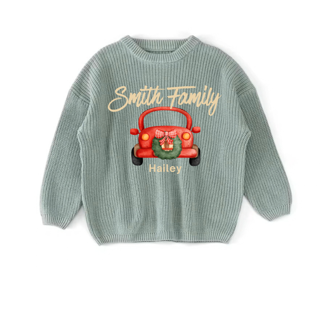 Family Christmas Personalized Sweater Collection