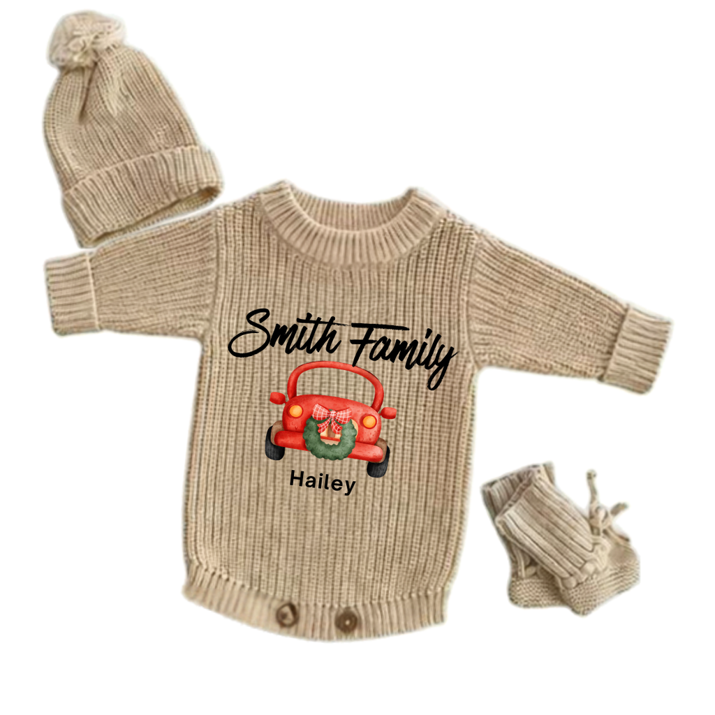 Family Christmas Personalized Romper