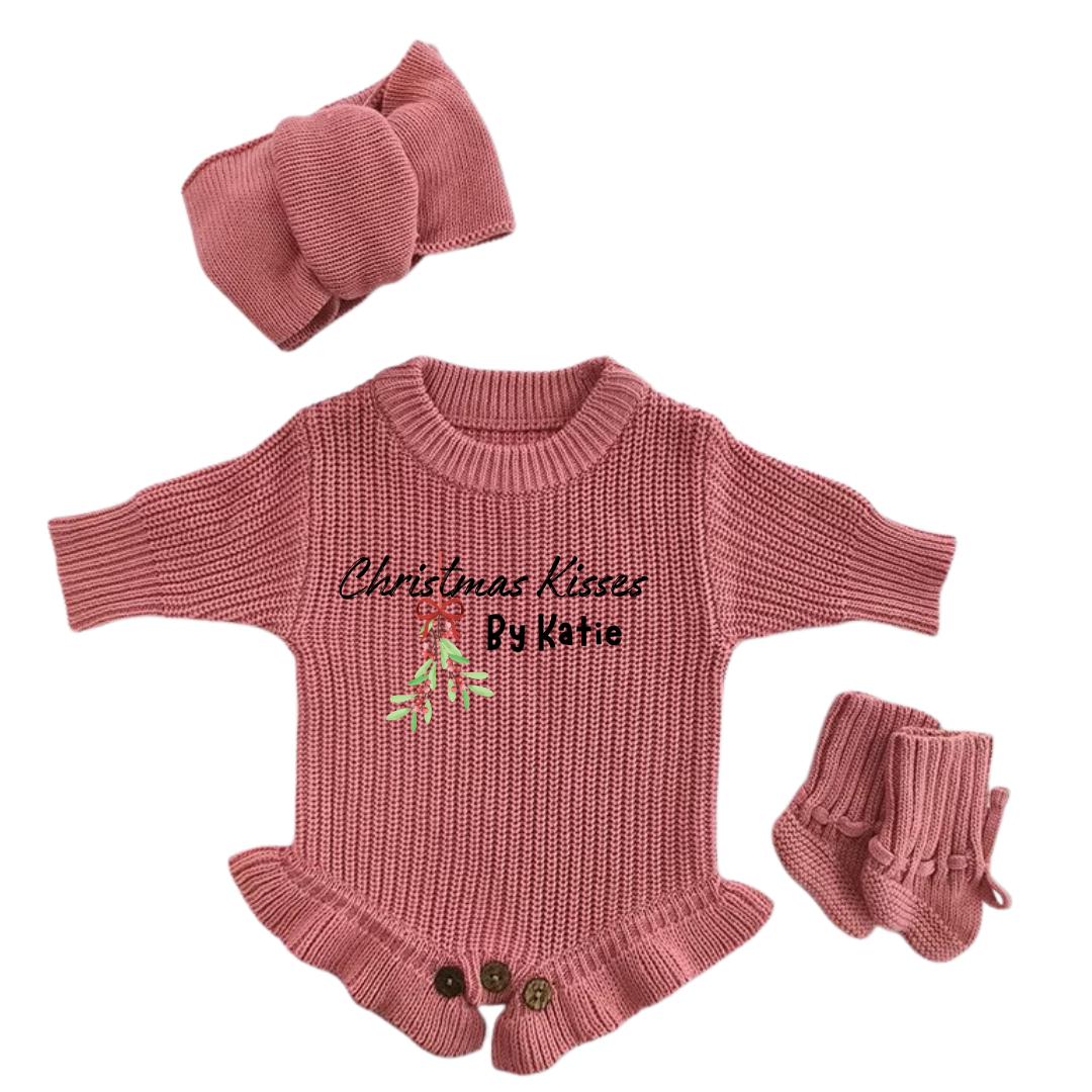 Baby's First Christmas Romper