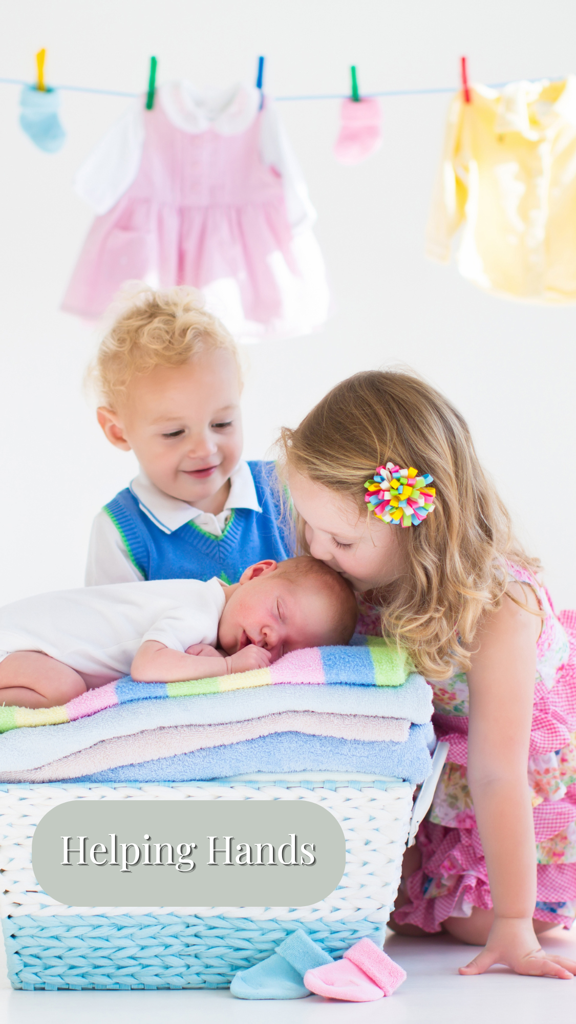 Helping Hands - Big kid jobs when new sibling arrves