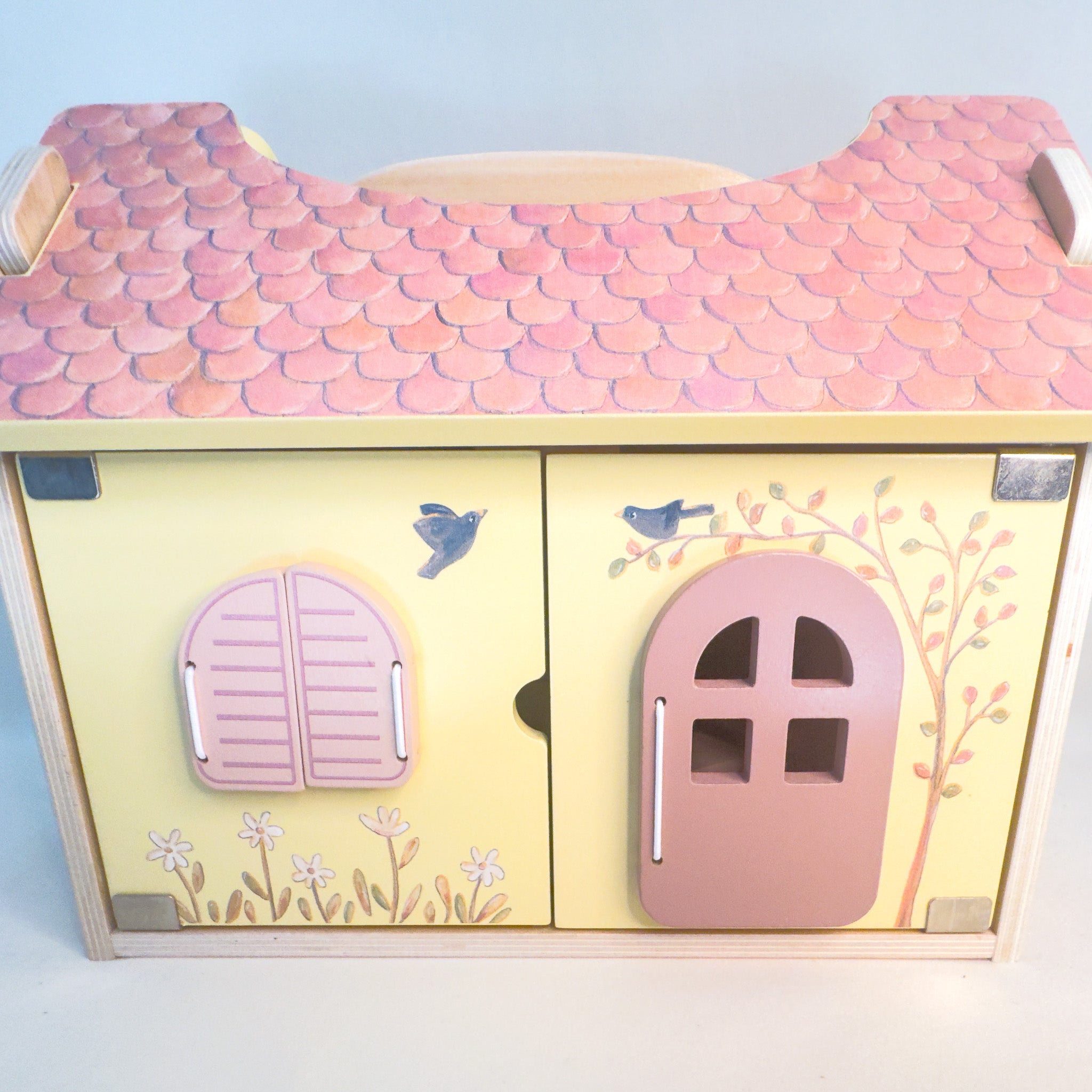 Montessori Take-along Play House with Plush Bears