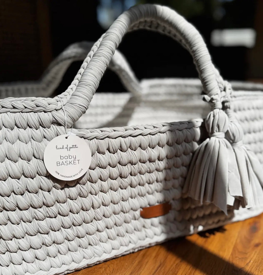 Bassinet Hand Woven Baby Moses Basket