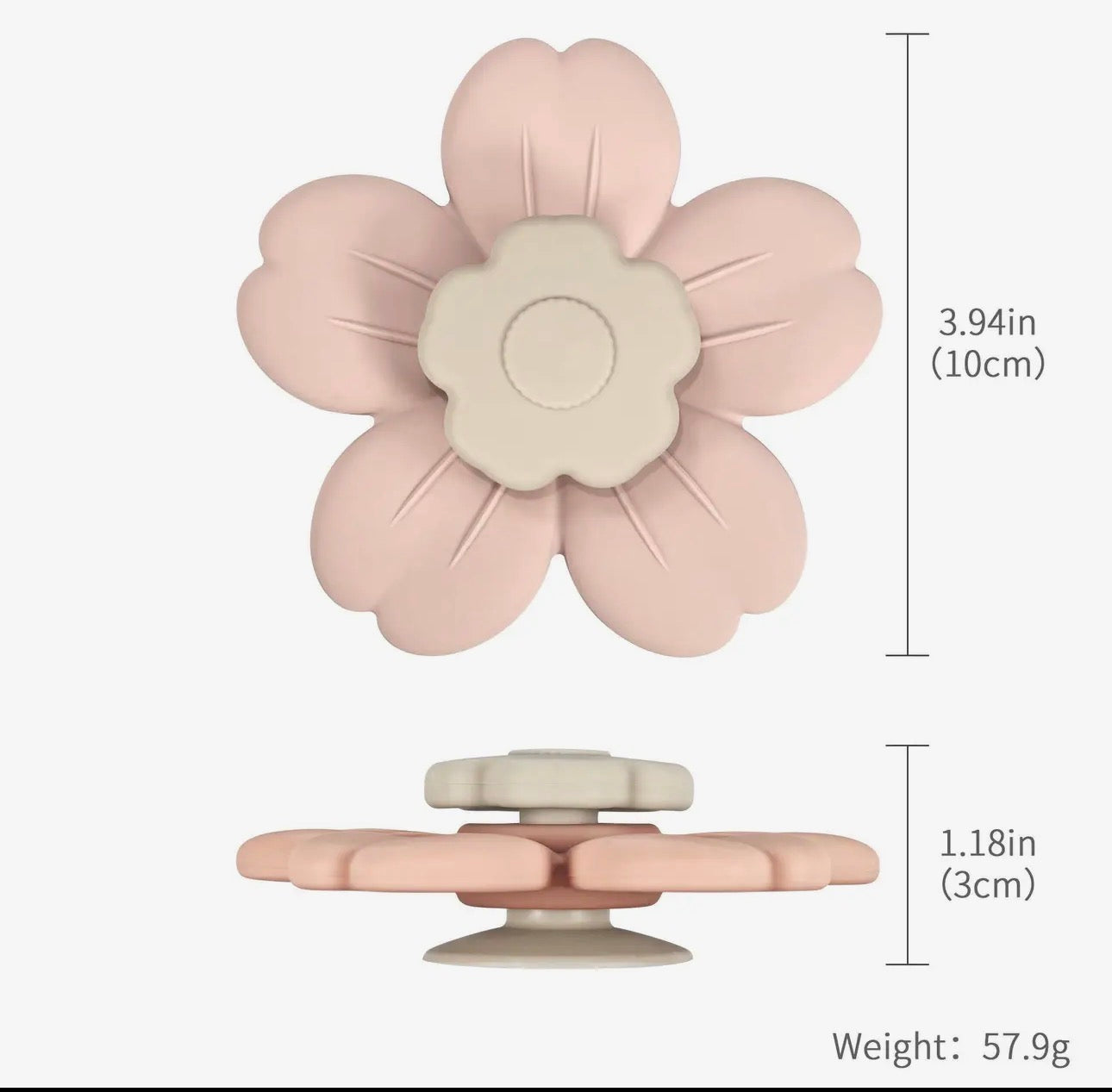 Flower Spinner Suction Toy