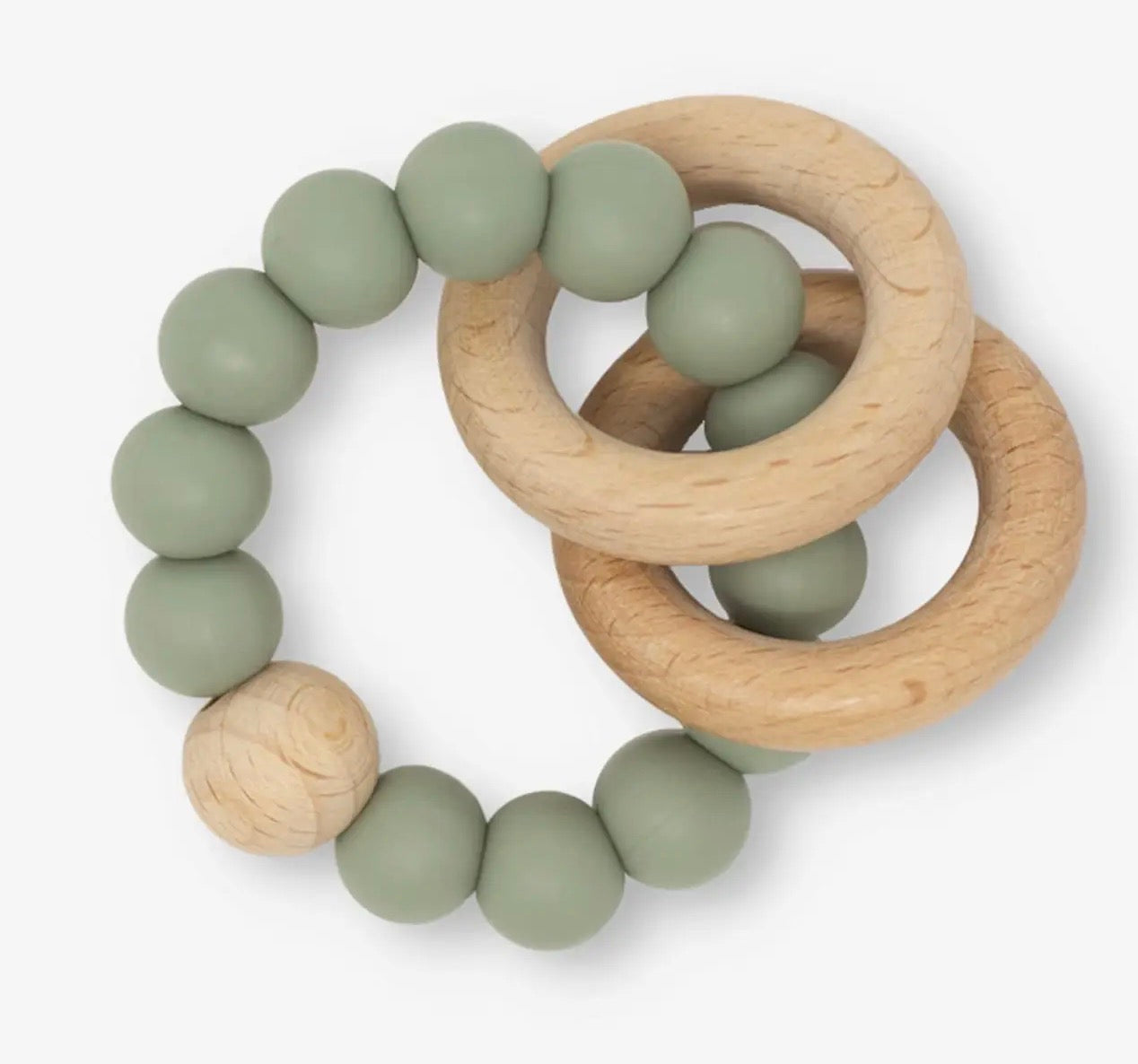 Ring Teether Silicone/Wood