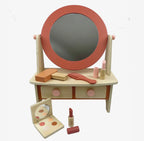 Beauty Table w/ Accessories - Wooden