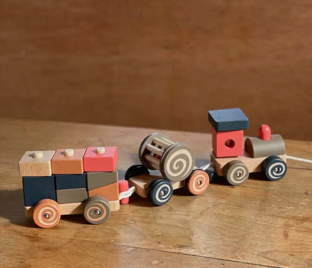 Wooden Train Pull Toy