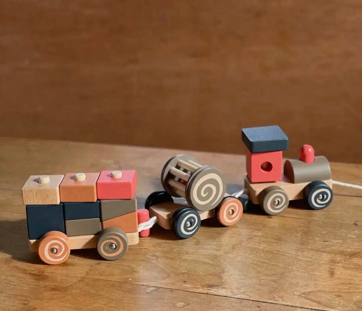 Wooden Train Pull Toy