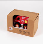 Wooden Toy Fire Truck