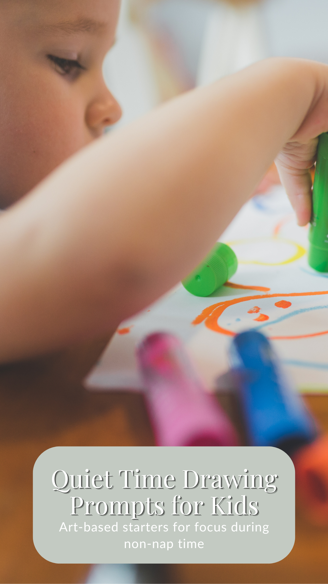 Quiet Time Drawing Prompts for Kids