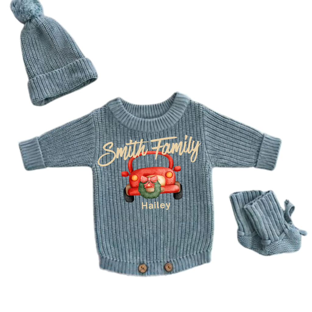 Family Christmas Personalized Romper
