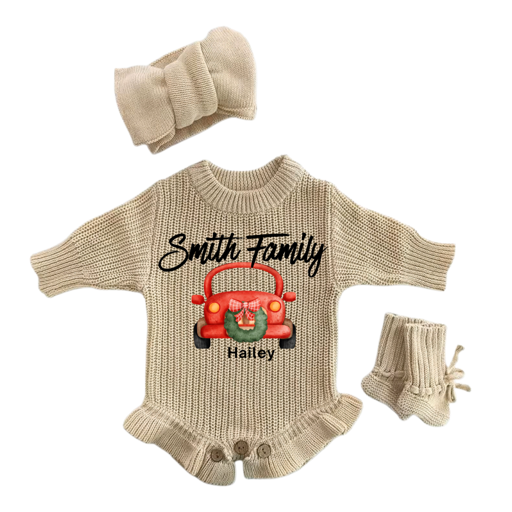 Family Christmas Personalized Romper