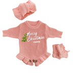 Christmas Tree First Christmas Personalized Romper