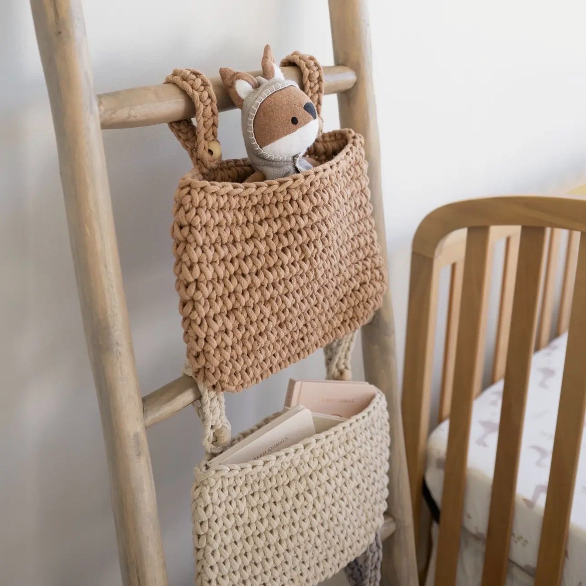 Hanging Storage Bin Trio set