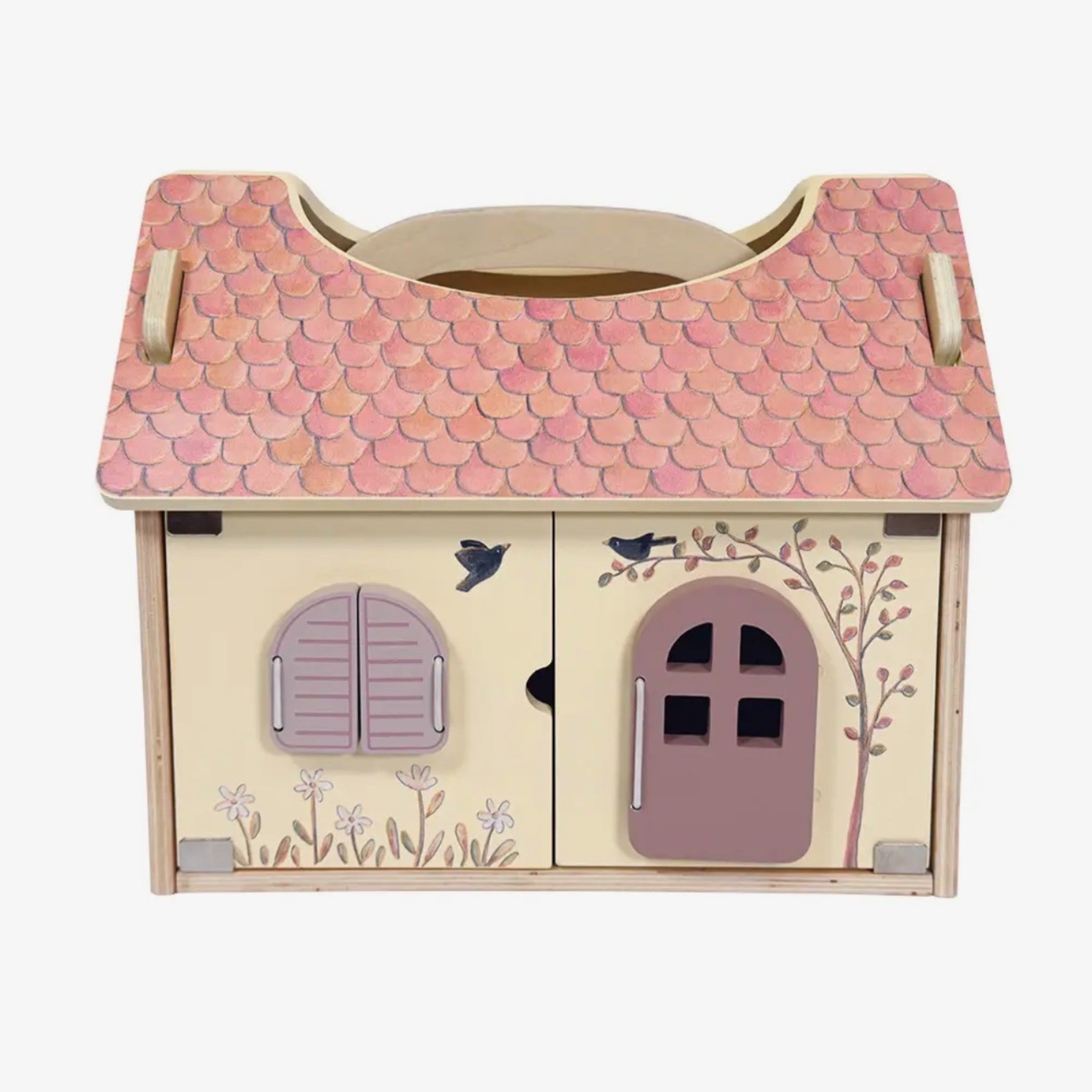Montessori Take-along Play House with Plush Bears
