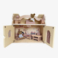 Montessori Take-along Play House with Plush Bears